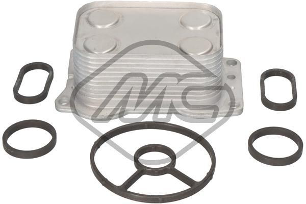 39065 Metalcaucho Radiador de óleo (frigorífico), debaixo de filtro