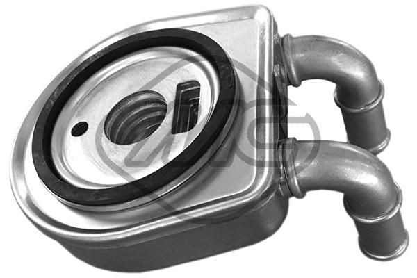 39106 Metalcaucho Radiador de óleo (frigorífico), debaixo de filtro