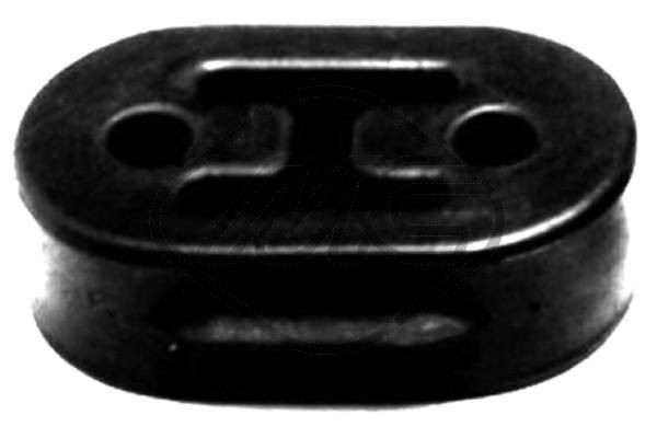 41007 Metalcaucho Coxim de fixação do silenciador