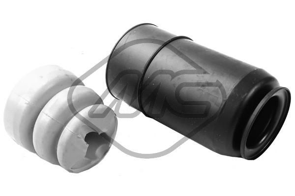 42043 Metalcaucho Pára-choque (grade de proteção) de amortecedor traseiro + bota de proteção