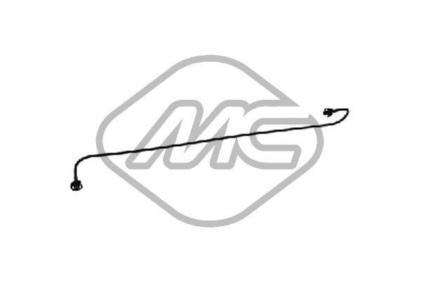 92782 Metalcaucho Mangueira superior do tanque de expansão