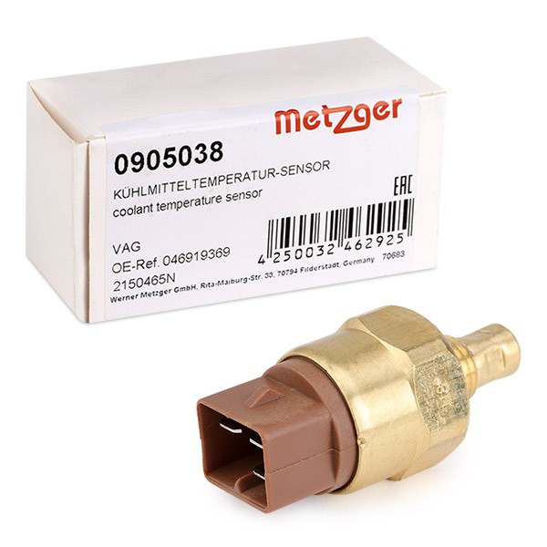 Sensor de temperatura do fluido de esfriamento (de ativação de ventilador do radiador) 0905038 Metzger