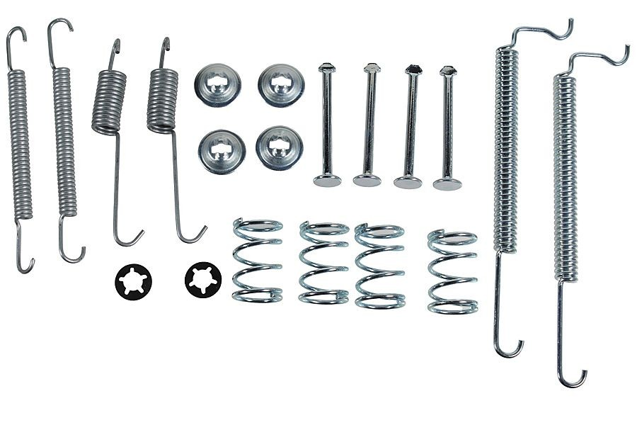 Kit de montagem das sapatas traseiras de tambor Opel Kadett E 35, 36, 45, 46