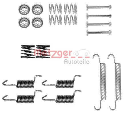Kit de montagem das sapatas traseiras de tambor para Hyundai Getz  