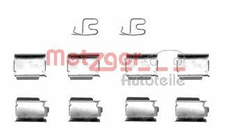 Kit de molas de fixação de sapatas de disco dianteiras para Opel Corsa C F08, F68