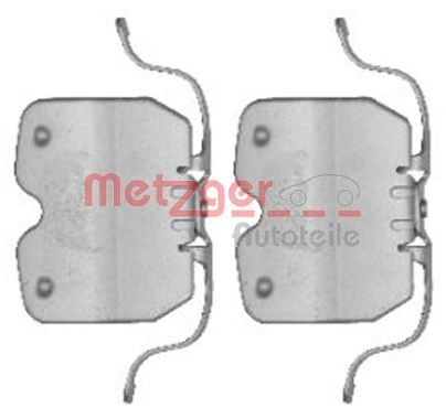 Kit de molas de fixação de sapatas de disco dianteiras para BMW X6  E71