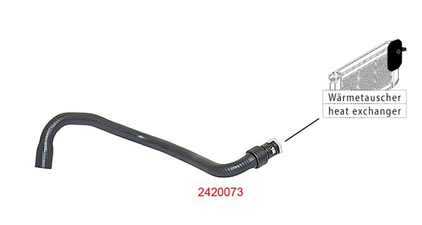 Mangueira do radiador de aquecedor (de forno), fornecimento Metzger 2420073 preço, a partir de 19,04 USD
