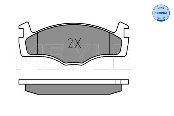 1617248080 Peugeot/Citroen Sapatas do freio dianteiras de disco
