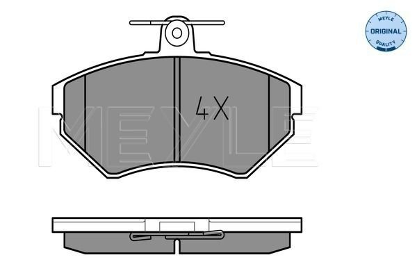  Sapatas do freio dianteiras de disco Seat Cordoba sedan (6L2) (2002 - 2009) 