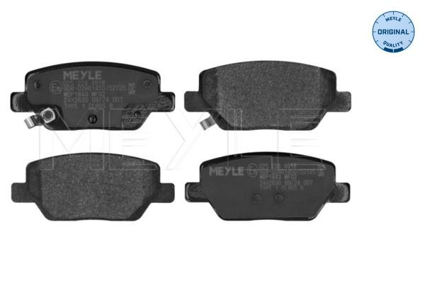  Sapatas do freio traseiras de disco Fiat Tipo EGEA sedan (356) (2015 - 2026) EGEA