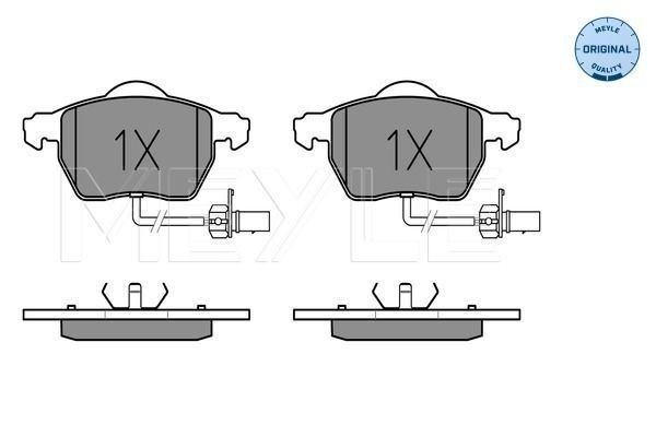 Sapatas do freio dianteiras de disco Volkswagen Passat B5 3B2