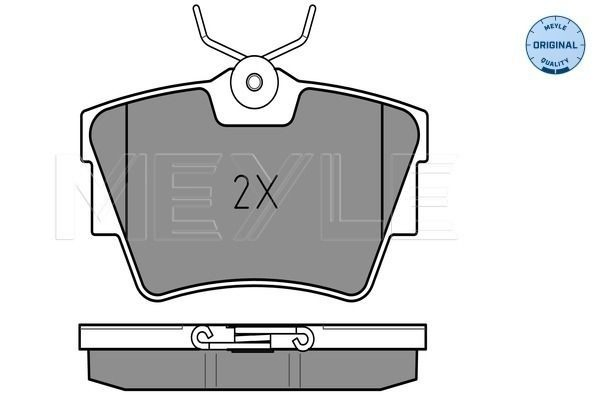 Sapatas do freio traseiras de disco para Volkswagen Transporter T4 70A, 70H, 7DA, 7DH