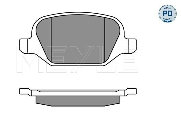  Sapatas do freio traseiras de disco Fiat Panda II hatchback (169A) (2003 - 2013) II