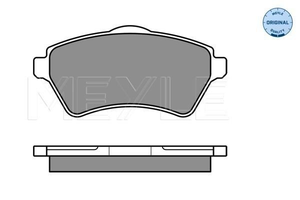 Sapatas do freio dianteiras de disco para Nissan Navara NP300 IV D23, D23T