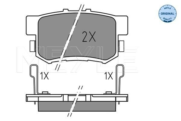 Sapatas do freio traseiras de disco para Suzuki SX4  GY