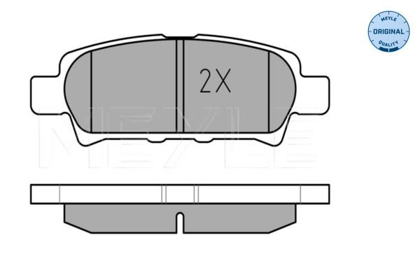  Sapatas do freio traseiras de disco Jeep Compass SUV (MK49) (2006 - 2016) 
