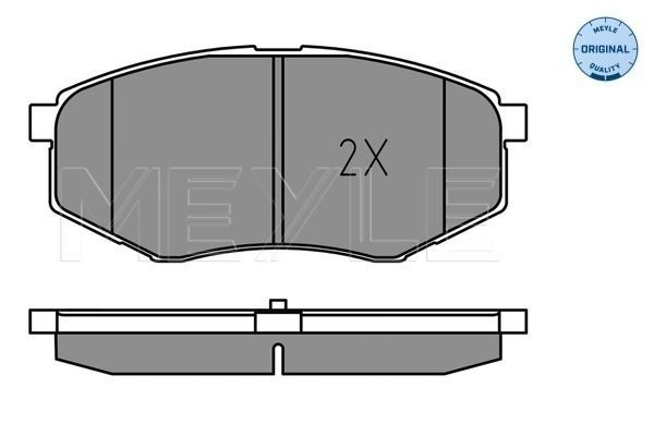  Sapatas do freio dianteiras de disco Hyundai Sonata VI sedan (YF) (2009 - 2015) VI