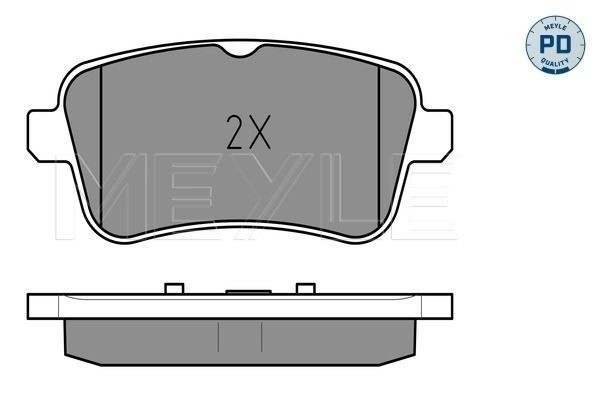  Sapatas do freio traseiras de disco Mercedes GL SUV (X166) (2012 - 2015) 