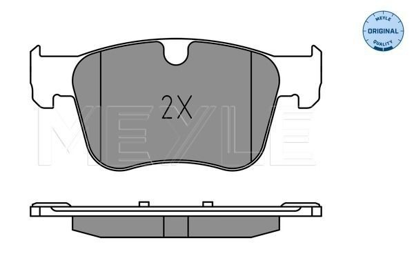 Sapatas do freio dianteiras de disco para Opel GRANDLAND X A18, P1UO