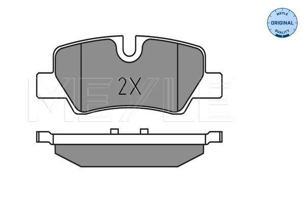  Sapatas do freio traseiras de disco Mini Cooper conversível (F57) (2014 - 2026) 