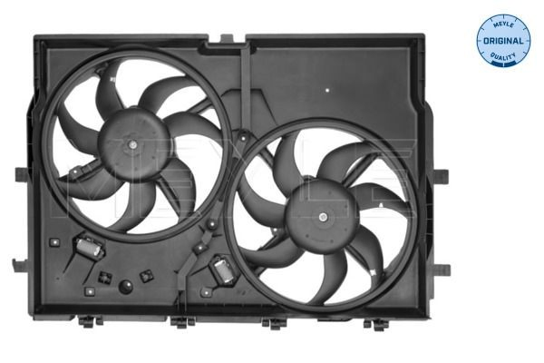Ventilador elétrico de esfriamento montado (motor + roda de aletas) Peugeot Boxer III 250