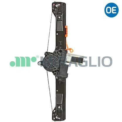  Mecanismo de acionamento de vidro da porta dianteira direita Fiat Linea sedan (323) (2007 - 2026) 