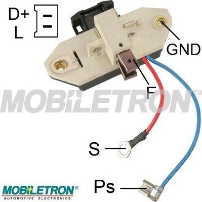 VRB207 Mobiletron Relê-regulador do gerador (relê de carregamento)