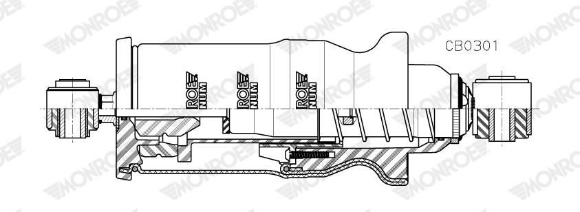 81417226056 MAN Amortecedor de cabina (TRUCK)