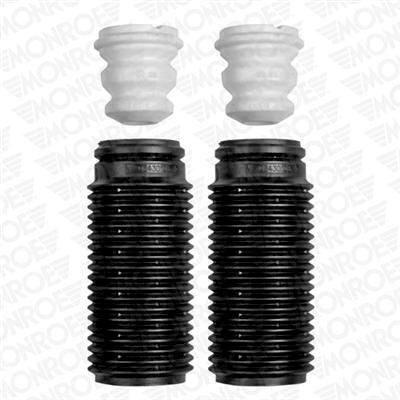 Pára-choque (grade de proteção) de amortecedor traseiro + bota de proteção Nissan Sunny II N13