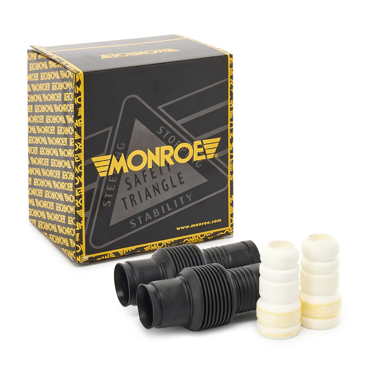 Pára-choque (grade de proteção) de amortecedor dianteiro + bota de proteção Monroe PK159 preço, a partir de 31,02 USD