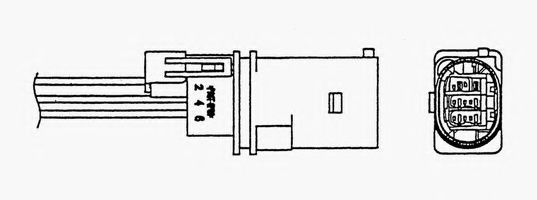 Sonda lambda, sensor de oxigênio Audi A8 D4 4H2, 4H8, 4HC, 4HL