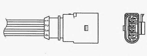 Sonda lambda, sensor direito de oxigênio depois de catalisador NGK 0050 preço, a partir de 74,85 USD