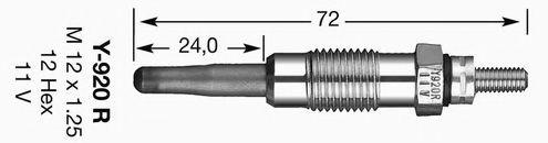  Vela de incandescência BMW 5 carrinha (E34) (1991 - 1997) 