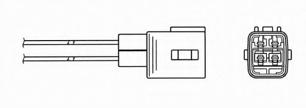 92859 NGK Sonda lambda, sensor de oxigênio depois de catalisador