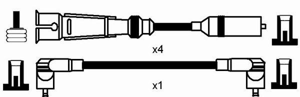 Fios de alta voltagem, kit NGK 8262 preço, a partir de 45,76 USD