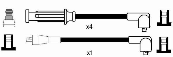 Fios de alta voltagem, kit NGK 8268 preço, a partir de 53,04 USD