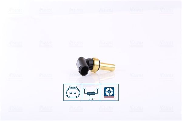 Compre 207046 Nissens Sensor de temperatura do fluido de esfriamento