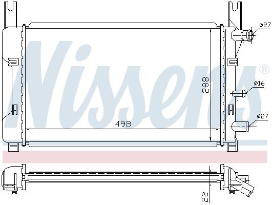 Compre 1052029 Frig AIR Radiador de esfriamento de motor