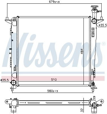 Radiador de esfriamento de motor KIA Sorento preço, a partir de 133,69 USD