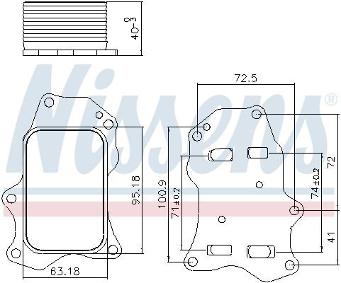 Compre 3557007 Peugeot/Citroen Radiador de óleo (frigorífico), debaixo de filtro