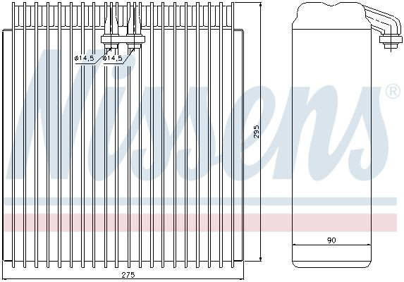 Vaporizador de aparelho de ar condicionado para Toyota Land Cruiser 80 J8