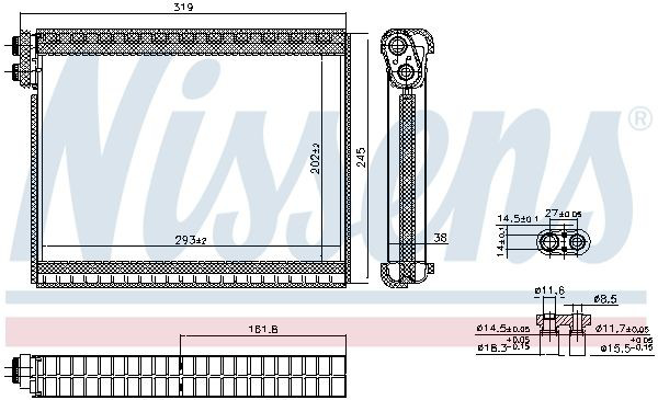  Vaporizador de aparelho de ar condicionado Land Rover Discovery IV SUV (L319) (2009 - 2018) IV