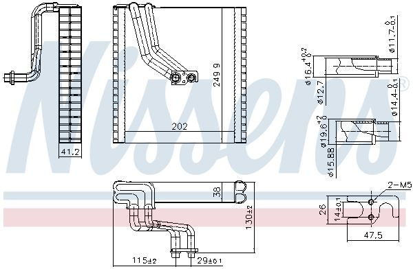 Vaporizador de aparelho de ar condicionado Nissens 92369 preço, a partir de 166,53 USD