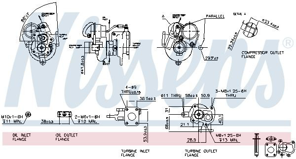 Turbina Nissens 93060 preço, a partir de 129,51 USD