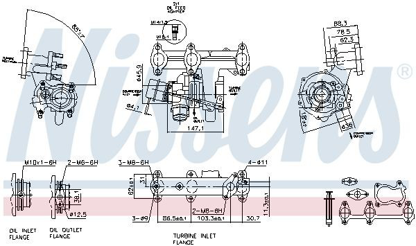93095 Nissens Turbina