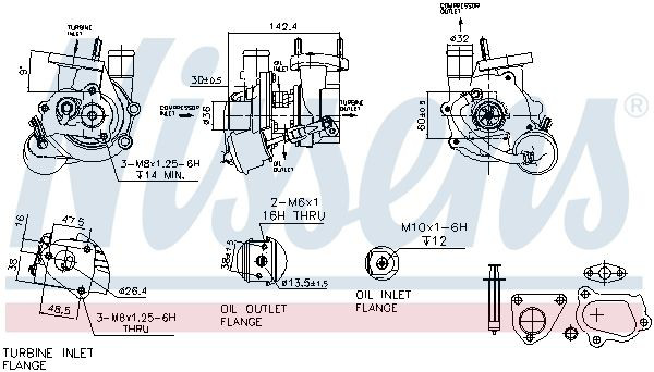 Turbina 93134 Nissens