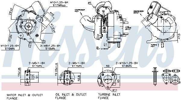 93241 Nissens Turbina