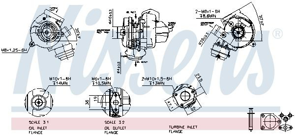 Turbina Nissens 93242 preço, a partir de 241,76 USD