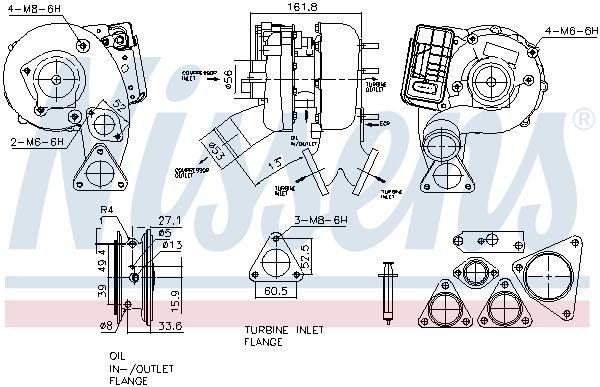  Turbina Audi A7 Sportback liftback (4GA, 4GF) (2010 - 2018) Sportback