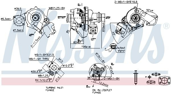 93421 Nissens Turbina